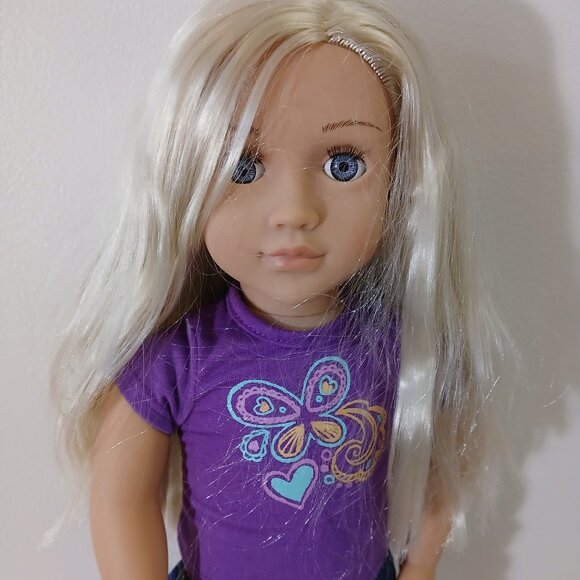 Our Generation doll (18 inch) with pjs and accessories - Picture 3 of 10